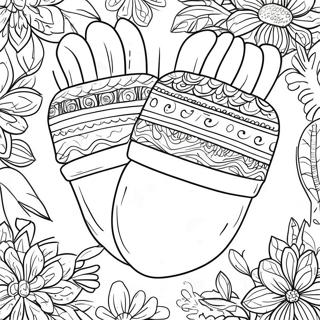 Mitten Coloring Page 54863-43787