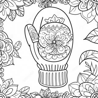 Mitten Coloring Page 54863-43788