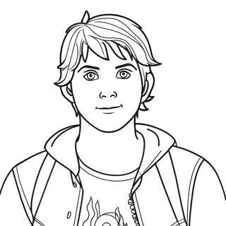 Percy Jackson Coloring Page 5496-4496