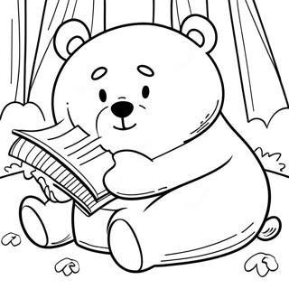 Bear Snores On Story Coloring Page 54973-43867