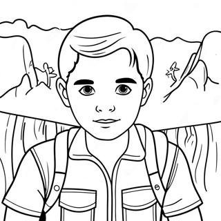 Adventurous Liam Coloring Page 54984-43879