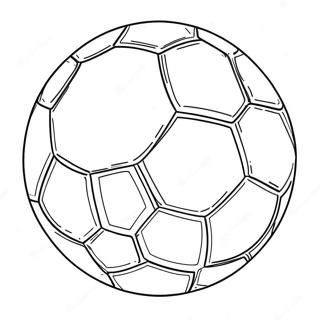 Exciting Soccer Ball Coloring Page 55024-43917