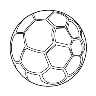 Exciting Soccer Ball Coloring Page 55024-43918