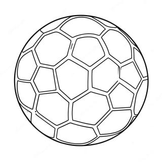 Exciting Soccer Ball Coloring Page 55024-43919