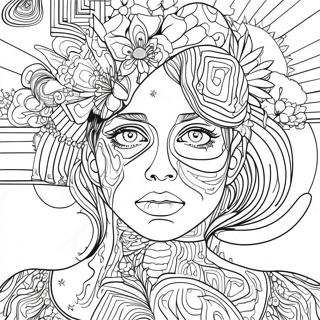 Glitch Art Coloring Page 55053-43934