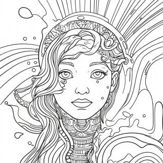 Glitch Art Coloring Page 55053-43936