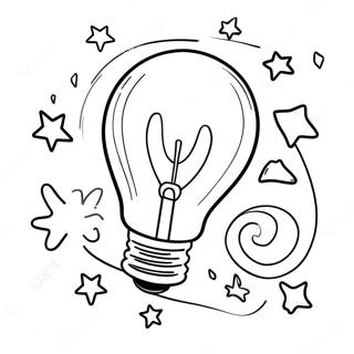 Christmas Light Bulb Coloring Page 5506-4505