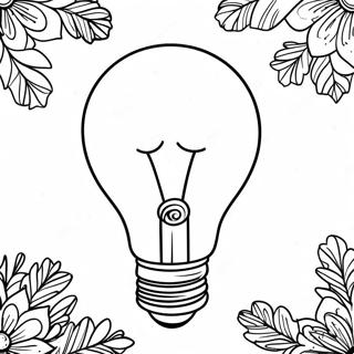 Christmas Light Bulb Coloring Page 5506-4507