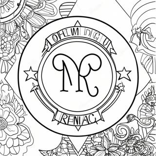 My Chemical Romance Logo Coloring Page 55113-43980