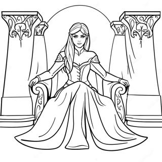 Throne Of Glass Coloring Page 55123-43986