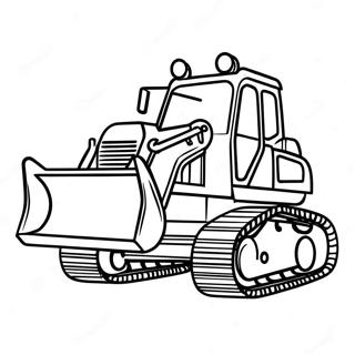 Backhoe Construction Vehicle Coloring Page 55133-43996