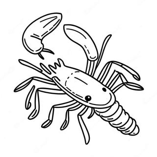 Crawfish Coloring Pages