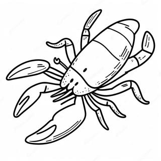 Crawfish Coloring Page 55163-44014