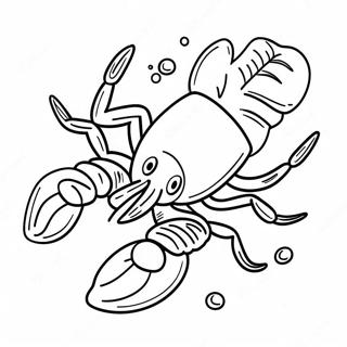 Crawfish Coloring Page 55163-44015