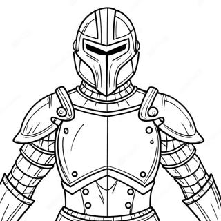 Shiny Metal Armor Coloring Page 55184-44038