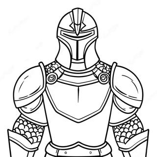 Shiny Metal Armor Coloring Page 55184-44039