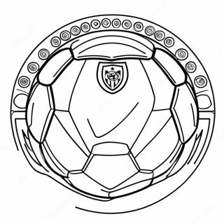 Soccer Logo Coloring Page 55203-44047