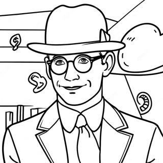 Riddler Coloring Page 55233-44075