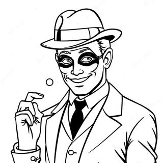 Riddler With Question Mark Coloring Page 55234-44085