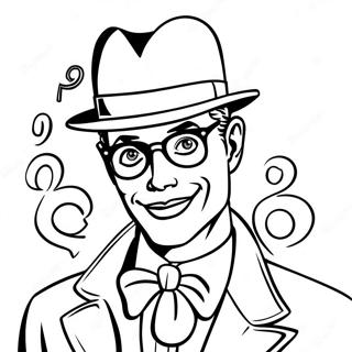 Riddler With Question Mark Coloring Page 55234-44086