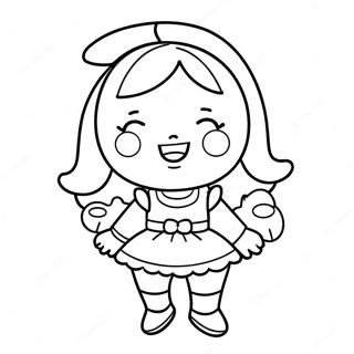 Wendy S Playful Character Coloring Page 55264-44105