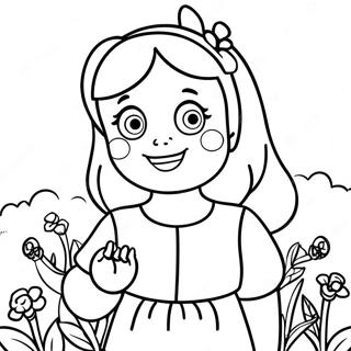 Wendy S Playful Character Coloring Page 55264-44107