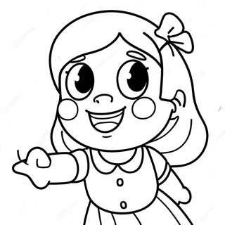 Wendy S Playful Character Coloring Page 55264-44108