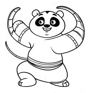 Kung Fu Panda Coloring Pages