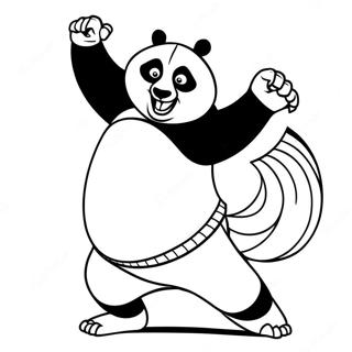 Kung Fu Panda Coloring Page 5526-4514