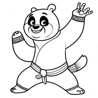 Kung Fu Panda Coloring Page 5526-4516