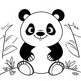 Po The Brave Panda Coloring Page 5527-4519