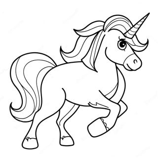 Fierce Slay Unicorn Coloring Page 55294-44129