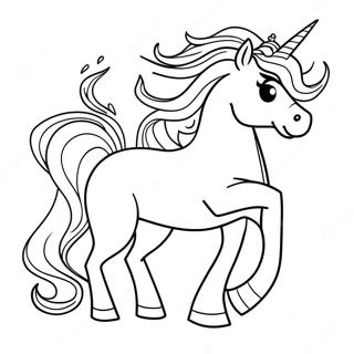 Fierce Slay Unicorn Coloring Page 55294-44130