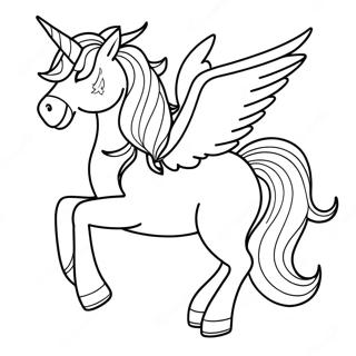 Fierce Slay Unicorn Coloring Page 55294-44131