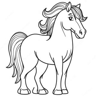 Draft Horse Coloring Page 55303-44127