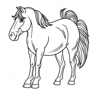 Draft Horse Coloring Page 55303-44128