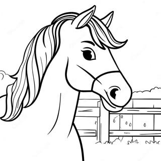 Clydesdale Horse Coloring Page 55323-44146