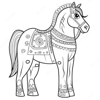 Trojan Horse Coloring Page 55333-44149