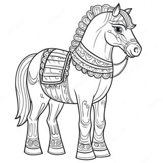 Trojan Horse Coloring Page 55333-44150