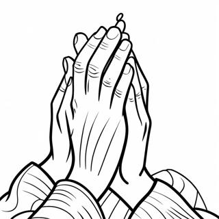 Praying Hands Coloring Page 55363-44177