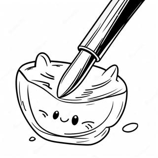 Blank Nail Template Coloring Pages