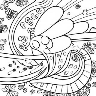 Blank Nail Template For Kids Coloring Page 55373-44182