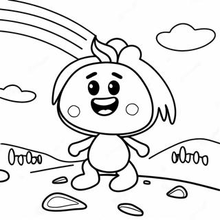 Rainbow Rocks Coloring Page 55383-44195