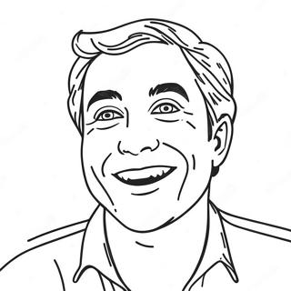 Paul With A Bright Smile Coloring Page 55394-44206