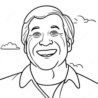 Paul With A Bright Smile Coloring Page 55394-44208