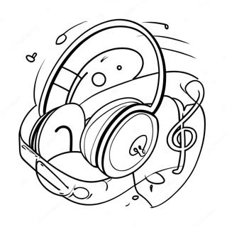 I Love Music Coloring Page 55413-44215