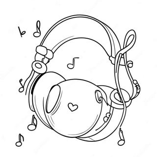 I Love Music Coloring Page 55413-44216