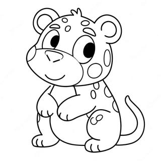 Cute Dltk Animal Coloring Page 55424-44229