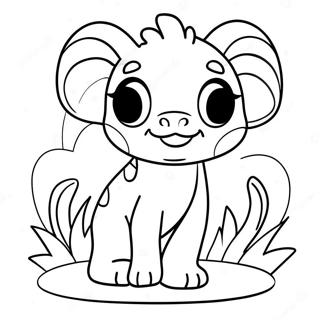 Cute Dltk Animal Coloring Page 55424-44232