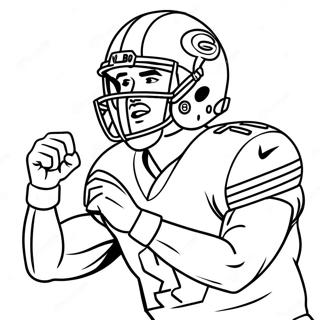 Nick Bosa Action Pose Coloring Page 55433-44234